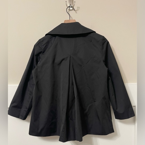 Express Black Peplum Lightweight Relaxed Fitted Career Style Jacket Size XS - Picture 6 of 8